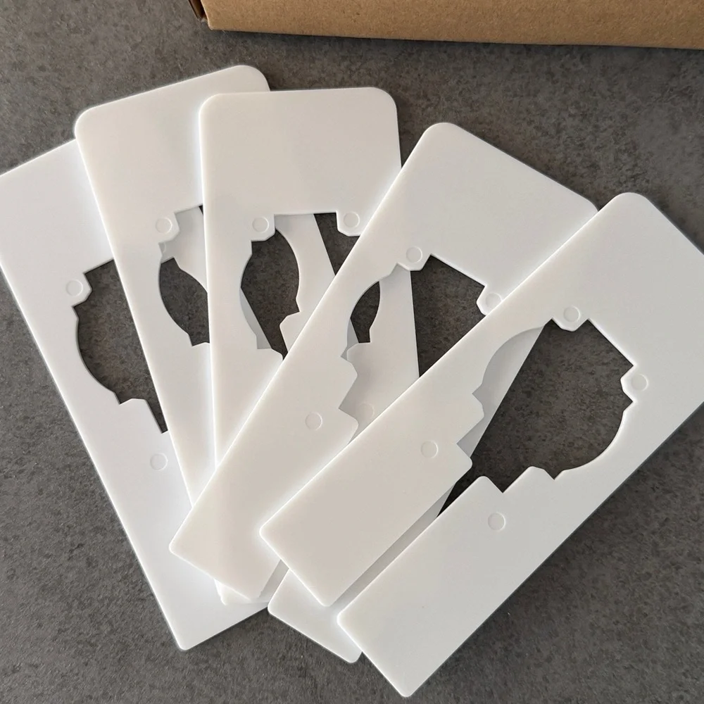Rectangular White Plastic Closet Dividers